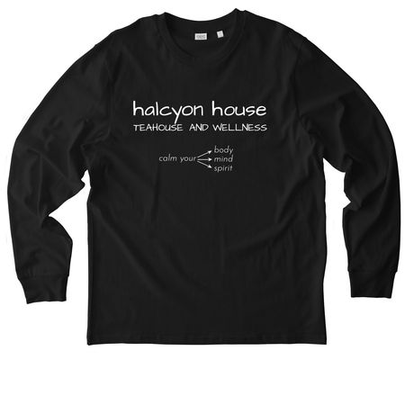 Halcyon House Calm, a Black Stanley/Stella Unisex Creator 2.0 Long Sleeve Tee