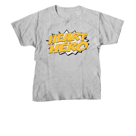 Heart of a Hero 2024!, a Sport Grey Youth Unisex Tee