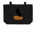RWR In Oz Witch Bag, a Black Large Organic Cotton Tote Bag