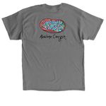 Abalone Shell, a Charcoal Classic Unisex Tee (back-view)