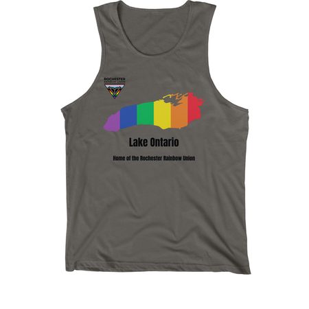 Lake Ontario Pride, a Asphalt Premium Cotton Tank