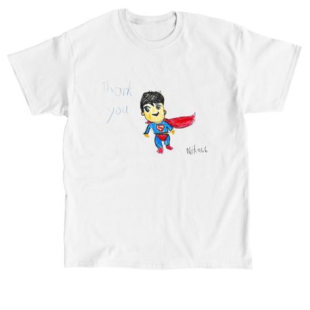 Nikos T-Shirt, a White Classic Unisex Tee