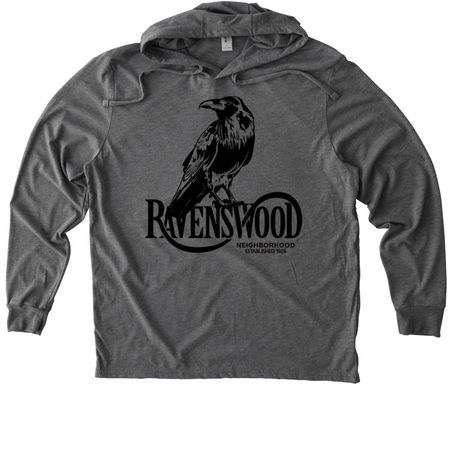 Adult Warm Gear, a Aluminum Grey Allmade Eco Triblend Hoodie Tee