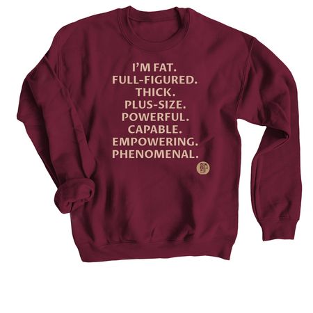RFC Descriptors, a Maroon Crewneck Sweatshirt