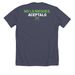 Playera (T-shirt) DAM 2026 - espa?ol, a Heather Midnight Navy Premium Unisex Tee (back-view)