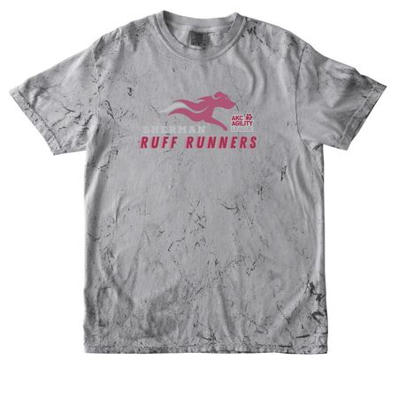Sherman Ruff Runners, a Smoke Comfort Colors Colorblast Tee