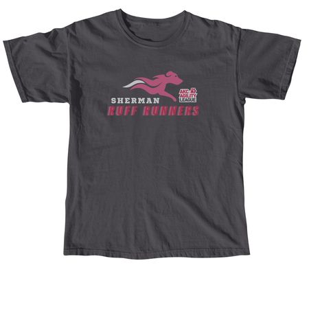Sherman Ruff Runners, a Graphite Comfort Colors Unisex Tee