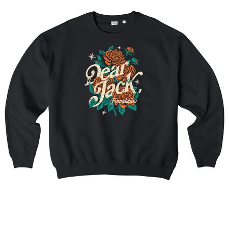 Dear Jack x Gut42 Pullover, a Black Stanley/Stella Ledger Dry Crewneck Sweatshirt