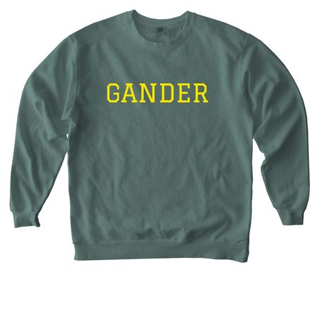 CFA Gander Islander, a Blue Spruce Comfort Colors Crewneck Sweatshirt