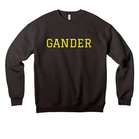 CFA Gander Islander, a Black Premium Drop Shoulder Sweatshirt