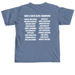 DT HAWKS, a Blue Jean Comfort Colors Unisex Tee (back-view)
