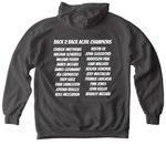 DT HAWKS, a Pepper Comfort Colors Pullover Hoodie (back-view)