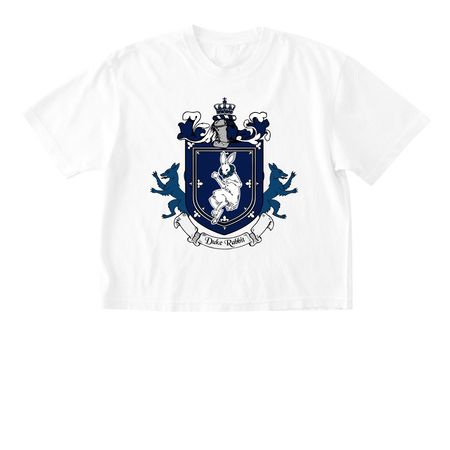 House of Rabbit Coat of Arms, a White Comfort Colors Boxy Tee