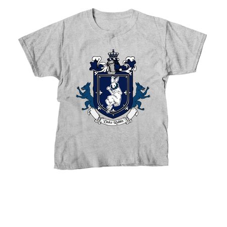 House of Rabbit Coat of Arms, a Sport Grey Youth Unisex Tee