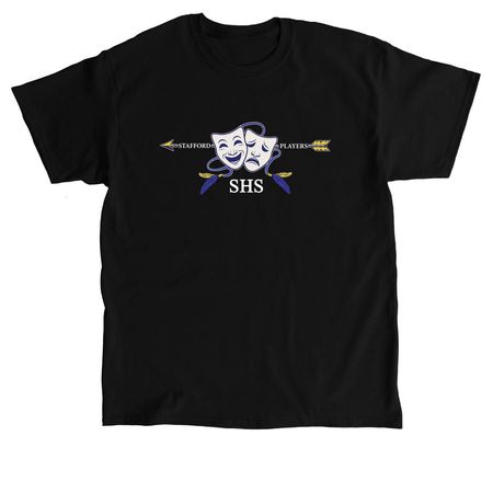 SHS Mask Logo, a Black Classic Unisex Tee