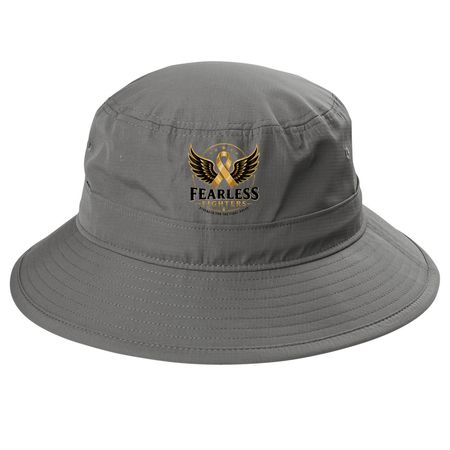 Fearless Fighters Hats, a Sterling Grey Printed UV Bucket Hat