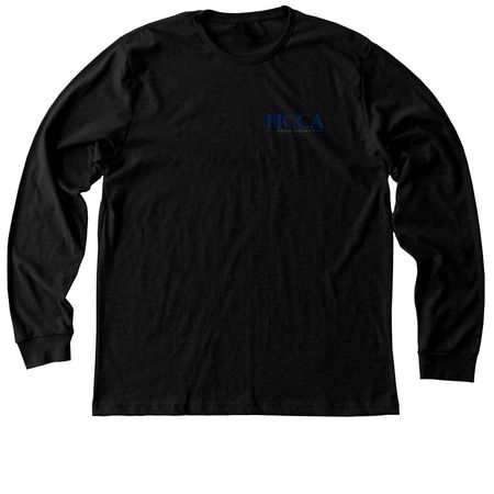 HCCA Color Logo Corner - TShirts, a Black Heather Premium Long Sleeve Tee