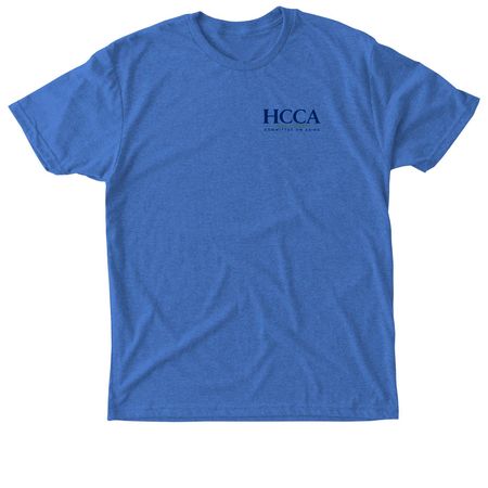 HCCA Color Logo Corner - TShirts, a Vintage Royal Triblend Unisex Tee