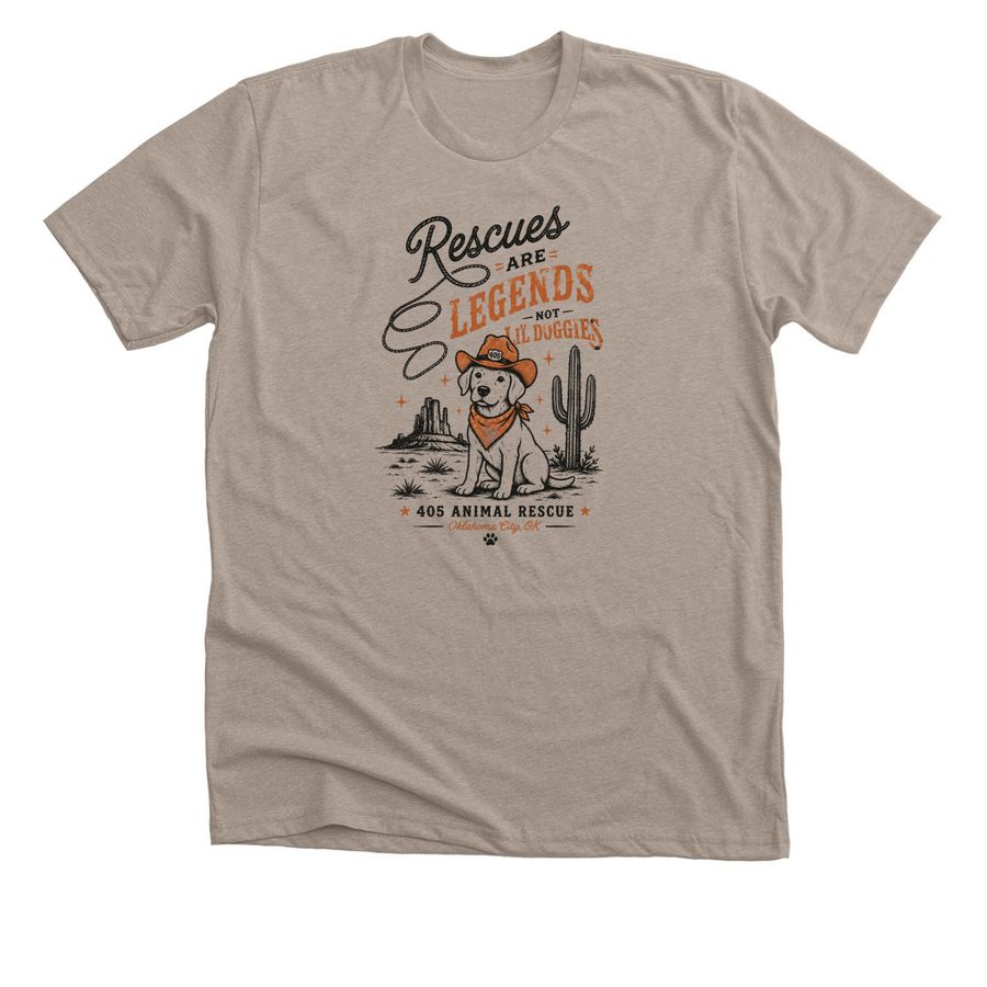 Rescues are Legends, a Heather Stone Premium Unisex Tee