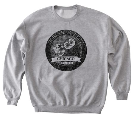 Goblin Market Logo, a Sport Grey Softstyle Crewneck Sweatshirt