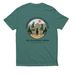 Adventure Begins With Adoption, a Deep Sea Green Allmade Eco Triblend Unisex Tee