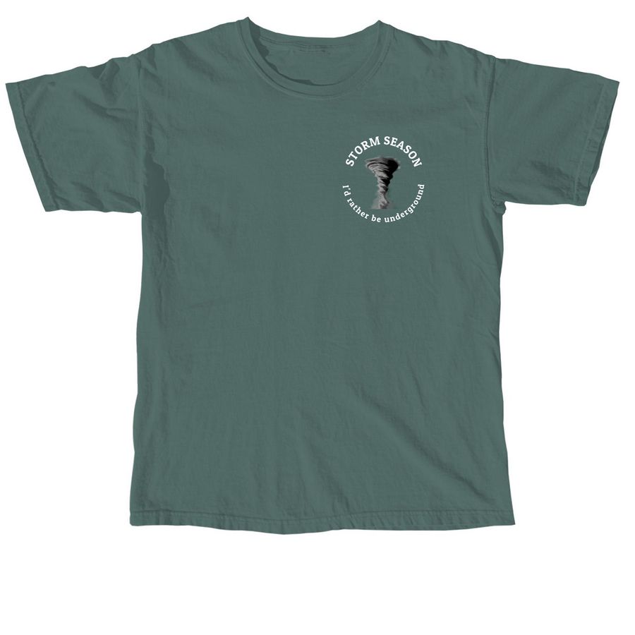 Storm Season, a Blue Spruce Comfort Colors Unisex Tee