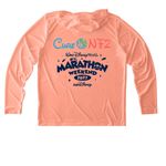Walt Disney World Marathon Weekend ?27, a Soft Coral UV Performance Long Sleeve Hoodie (back-view)