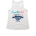 Walt Disney World Marathon Weekend ?27, a White Women's Performance Tank (back-view)