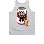 LUX Lounge Fire Fundraiser, a Sport Grey Classic Unisex Tank Top (back-view)