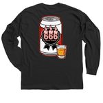 LUX Lounge Fire Fundraiser, a Black Classic Long Sleeve Tee (back-view)