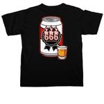 LUX Lounge Fire Fundraiser, a Black Comfort Colors Unisex Tee (back-view)