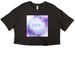 LIVE; Supporting Suicide Prevention, a Black Women?s Cropped Cotton Tee
