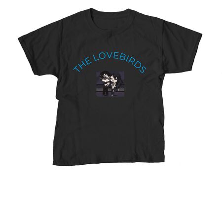 THE LOVEBIRDS T-SHIRT AND HOODIES, a Black Youth Unisex Tee