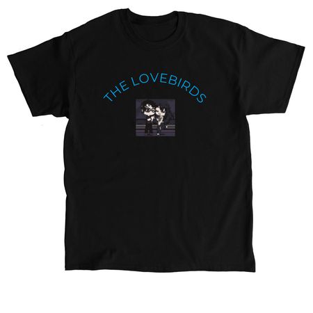 THE LOVEBIRDS T-SHIRT AND HOODIES, a Black Classic Unisex Tee