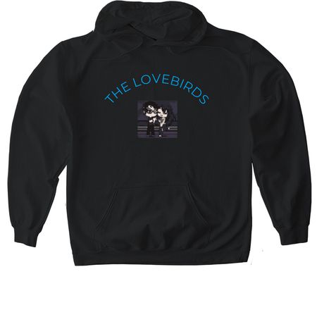 THE LOVEBIRDS T-SHIRT AND HOODIES, a Black Gildan Softstyle Pullover Hoodie