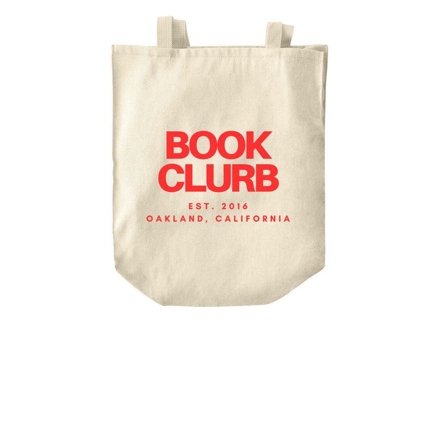 Book Clurb for WFP, a Natural Over-the-Shoulder Shopping Tote Bag