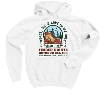 Summer 2026 Shirt- Youth Darker Font, a White Youth Pullover Hoodie