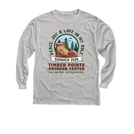Summer 2026 Shirt- Youth Darker Font, a Sport Grey Youth Long Sleeve Tee