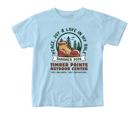 Summer 2026 Shirt- Youth Darker Font, a Chambray Comfort Colors Youth Tee