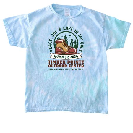 Summer 2026 Shirt- Youth Darker Font, a Lagoon Youth Tie Dye Tee