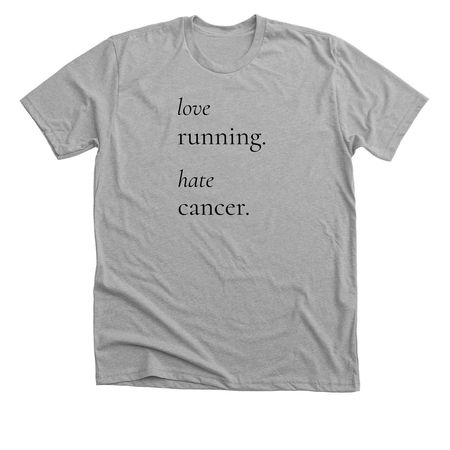 Project Purple x London Marathon, a Athletic Heather Premium Unisex Tee