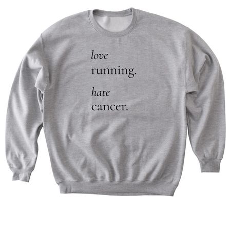 Project Purple x London Marathon, a Sport Grey Softstyle Crewneck Sweatshirt