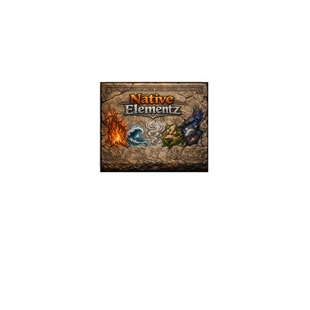 Native Elementz Mousepad 1, a White Full Color Mouse Pad