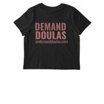 On Demand Doulas, a Black Stanley/Stella Women?s Stella Muser Tee (back-view)