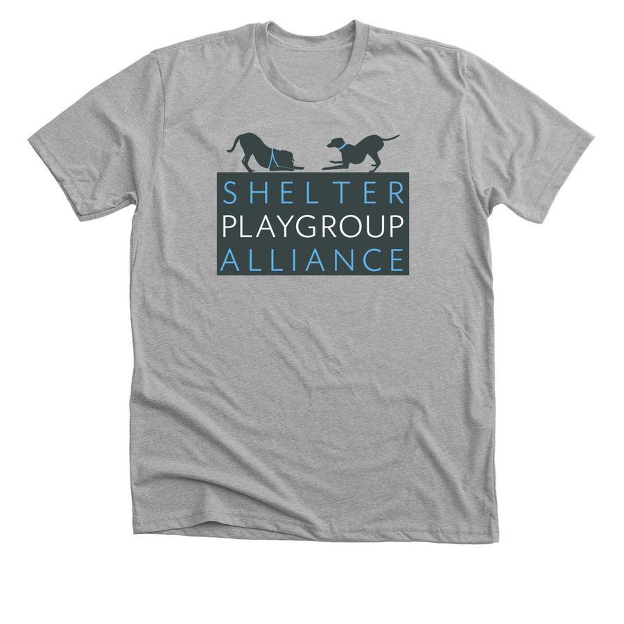 Shelter Playgroup Alliance, a Athletic Heather Premium Unisex Tee