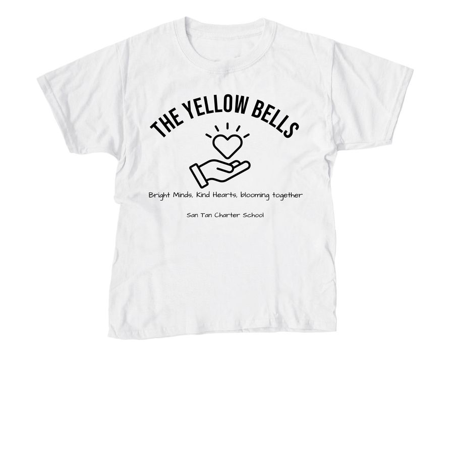 Yellow Bell Shirt 26-27, a White Youth Unisex Tee