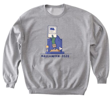 MLA Halloween 2026!, a Sport Grey Softstyle Crewneck Sweatshirt