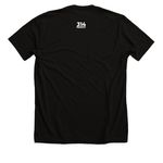 String Quartet is Cool T, a Solid Black Blend Premium Unisex Tee (back-view)