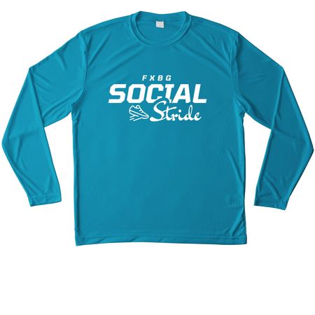 Athletic Wear - Teal, a Atomic Blue Unisex Performance Long Sleeve Tee
