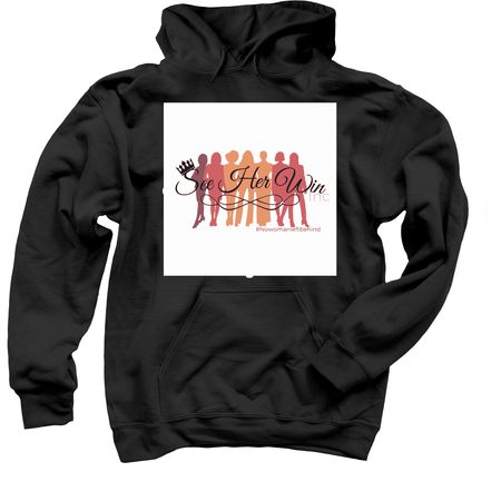 See Her Win Inc. Apparel&nbsp;, a Black Pullover Hoodie